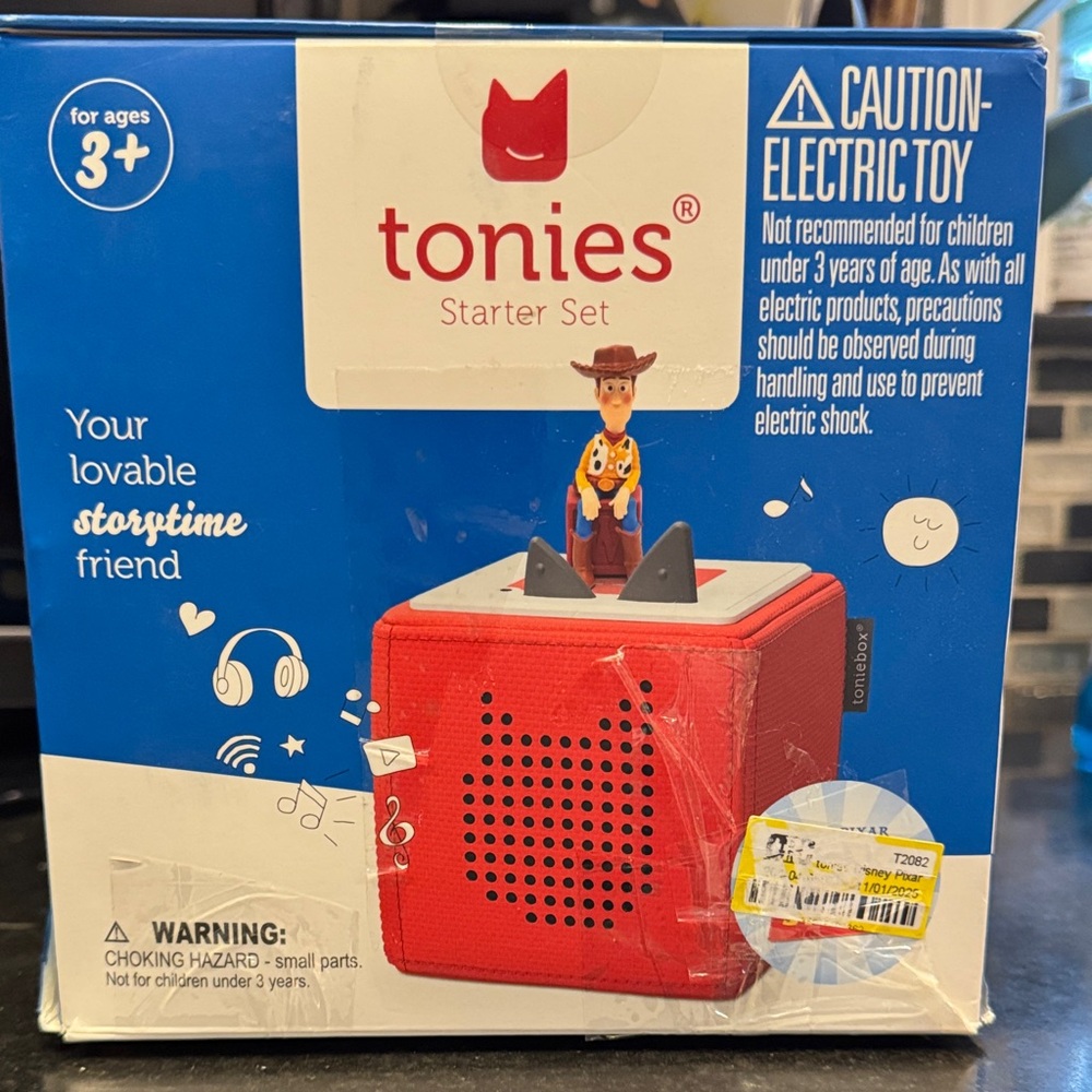 Tonies Starter Set with Red Box and Toy Story “Woody”